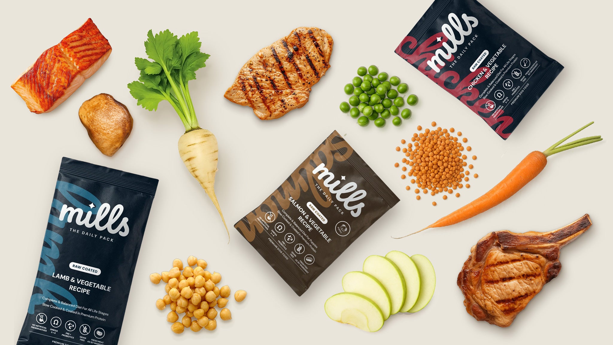 Additive Pack Mills Daily Packs | Custom Dog Food Delivered – 50% Off First Box